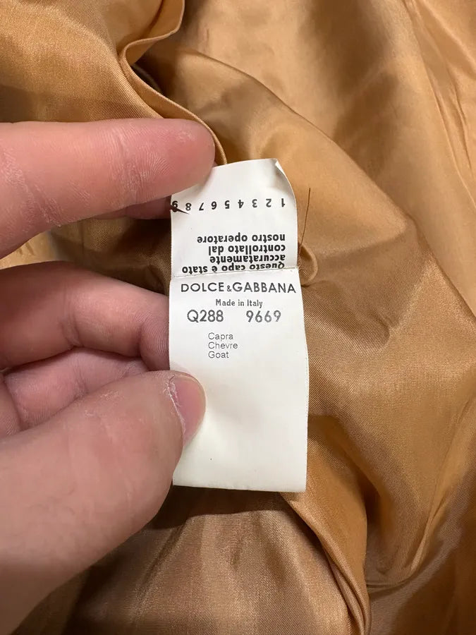 SS2001 Dolce & Gabbana Patchwork Leather Shirt Jacket nkSCIaJ 12