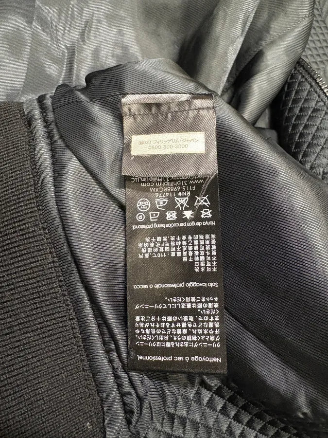 AW2015 Philippe Lin Black Contemporary Jacket (M) iaQbFjm 9