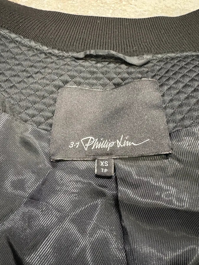 AW2015 Philippe Lin Black Contemporary Jacket (M) iaQbFjm 8