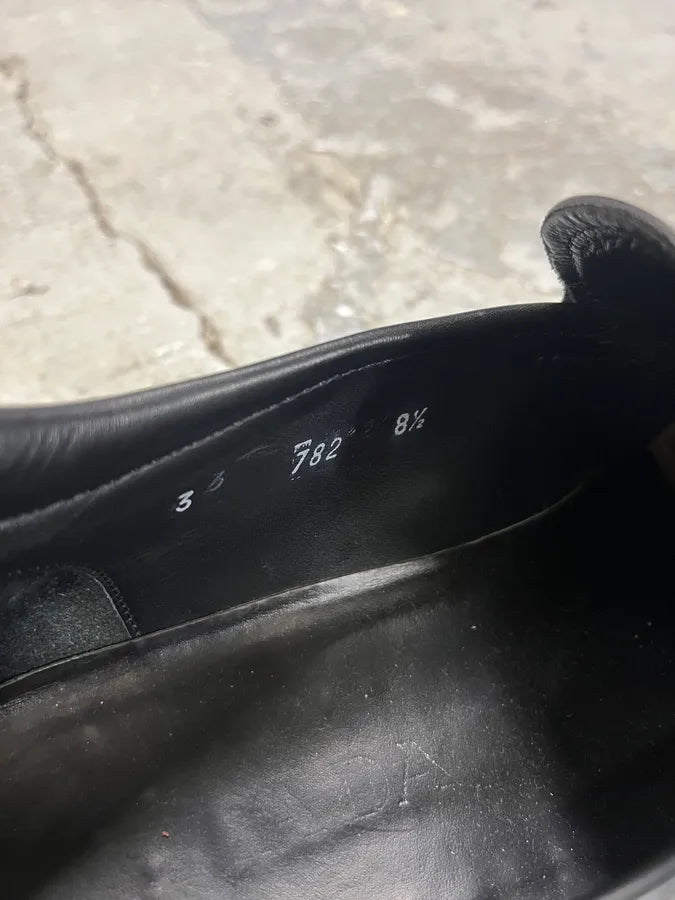 Prada Black Leather Loafers (44eu/us10) kwoCowJ 3