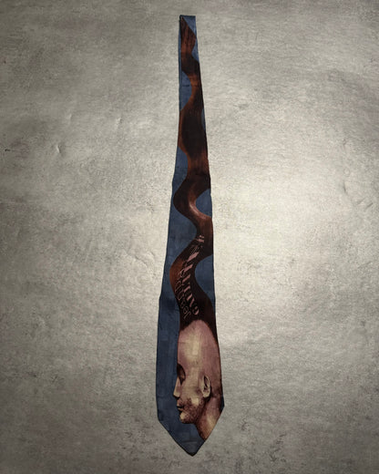 1990s Jean Paul Gaultier Hairy Man Tie (OS) - 1