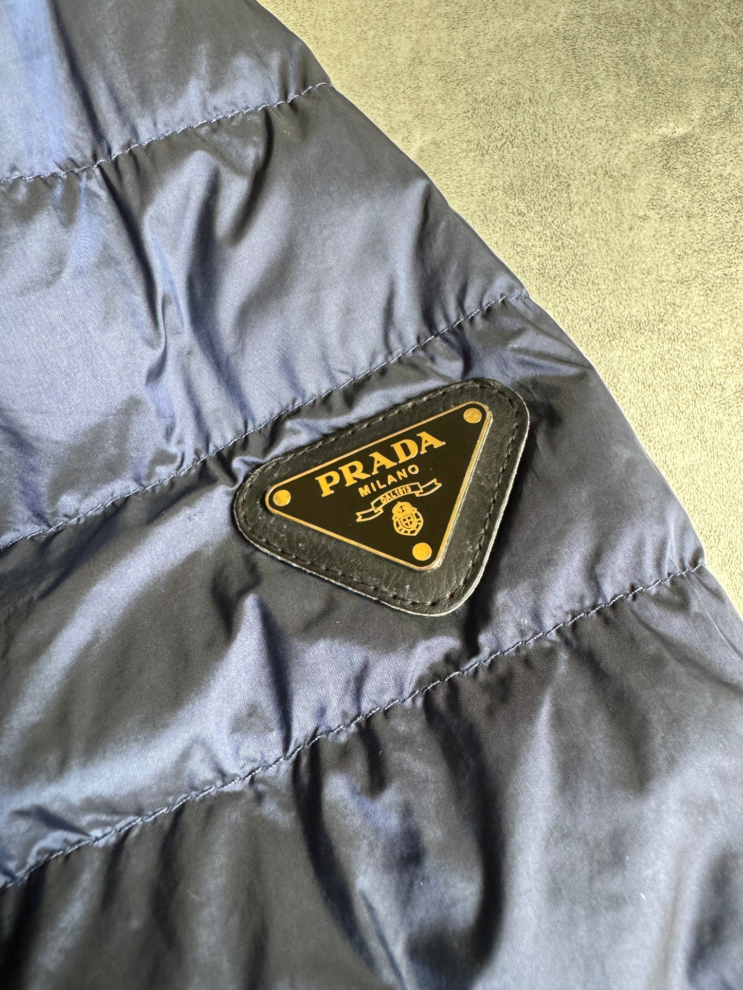 SS2019 Prada Reversible 2 in 1 Nylon Biker Puffer Jacket  (M) - 10