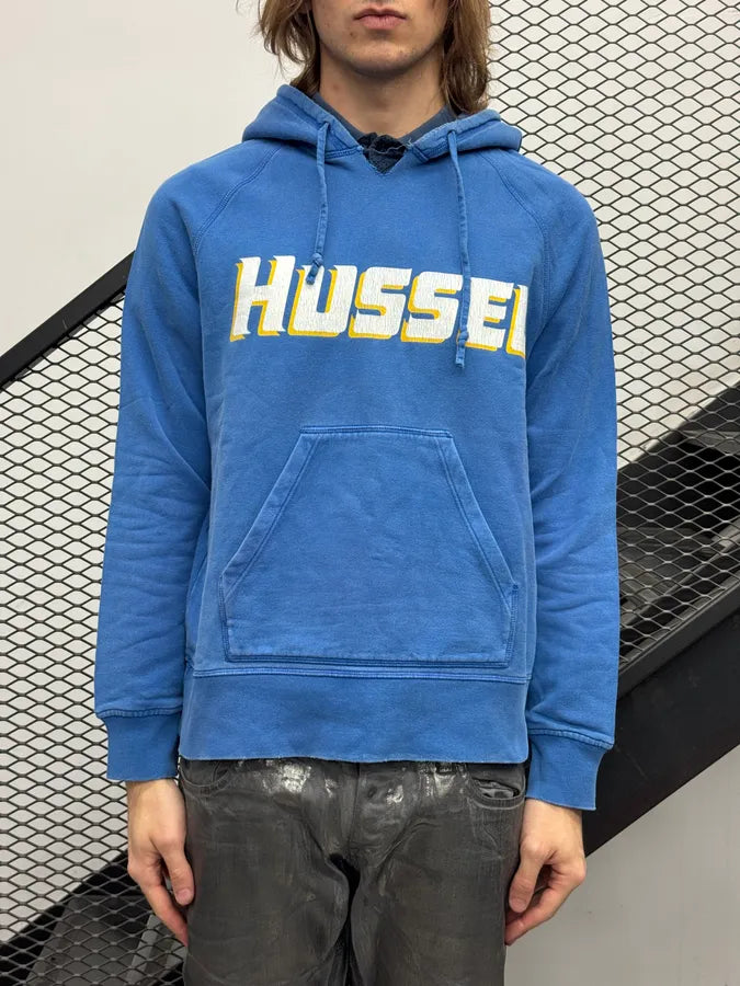 AW2002 Dsquared2 Blue Hussel Distressed Hoodie ayRlThe 0