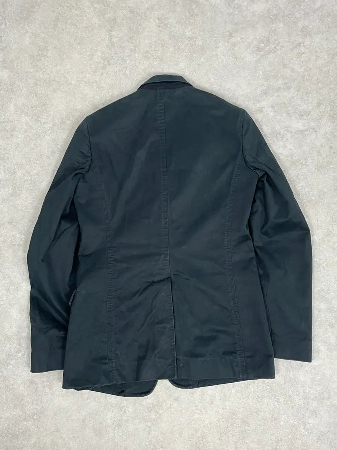 AW2003 Dsquared2 Black Denim Pocket Blazer Jacket fTTUocX 6