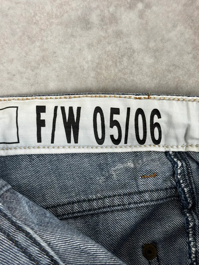 FW06 Dolce & Gabbana Blue Flat Pockets Jeans gNflHvK 12