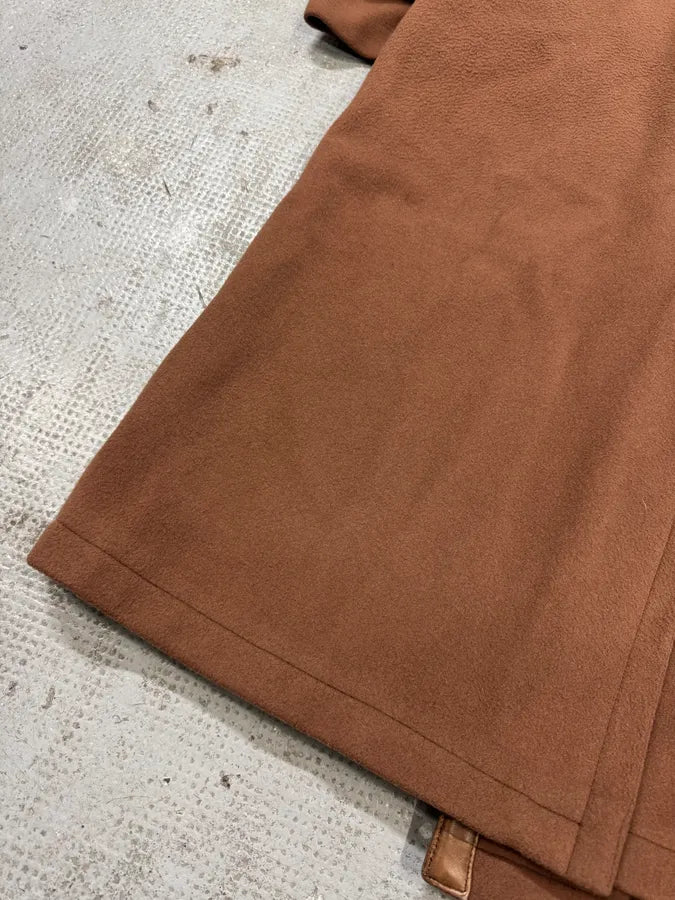 FW1988 Gianni Versace Camel Wool Trench Coat nhmneEJ 7