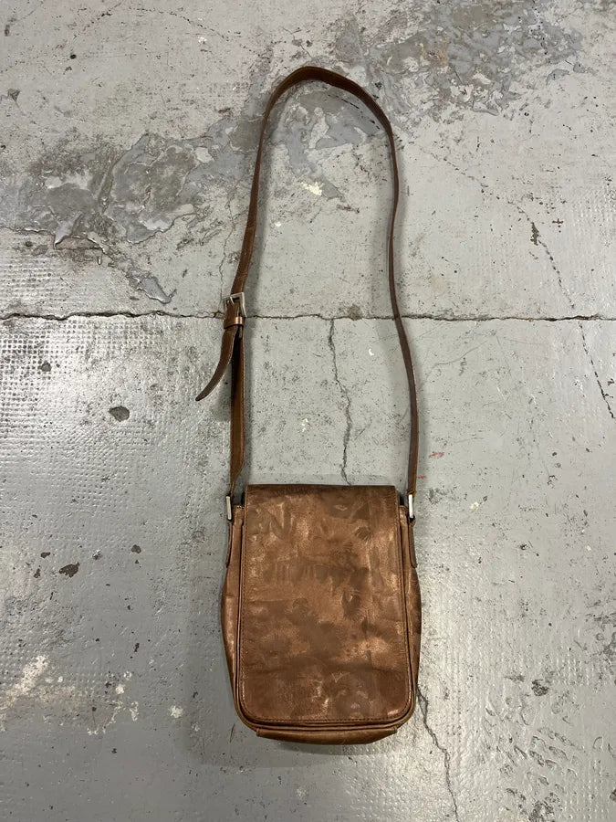 FW1995 Jean Paul Gaultier Dietrich Brown Leather Shoulder Bag YchXoLS 0