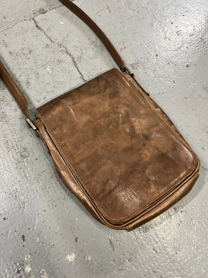 FW1995 Jean Paul Gaultier Dietrich Brown Leather Shoulder Bag YchXoLS 2