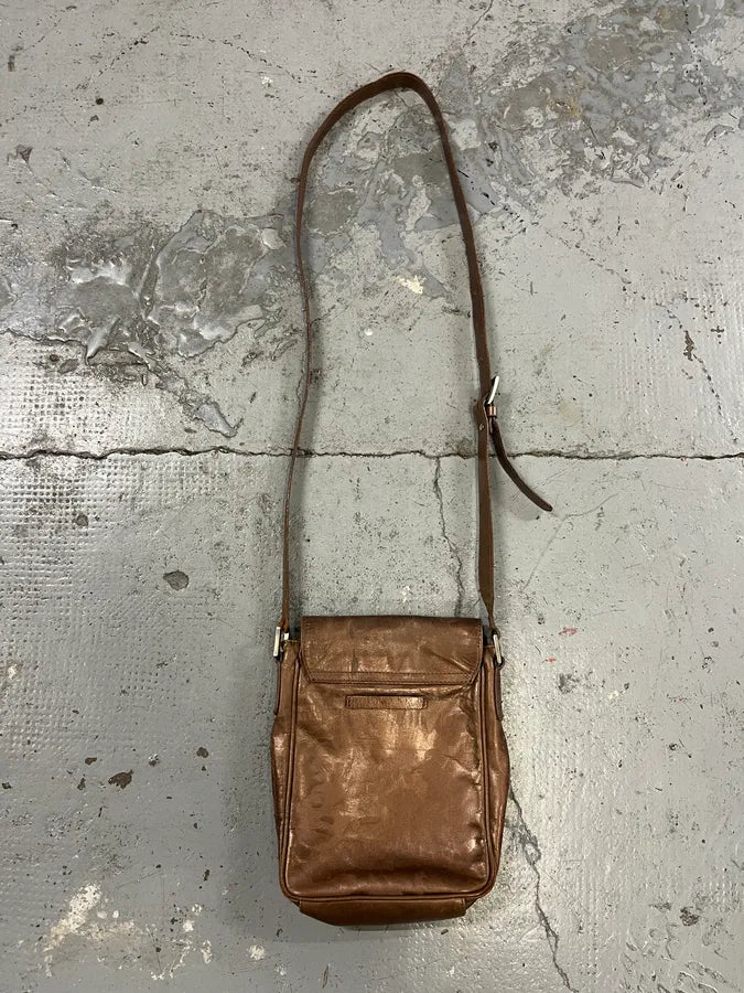 FW1995 Jean Paul Gaultier Dietrich Brown Leather Shoulder Bag YchXoLS 5