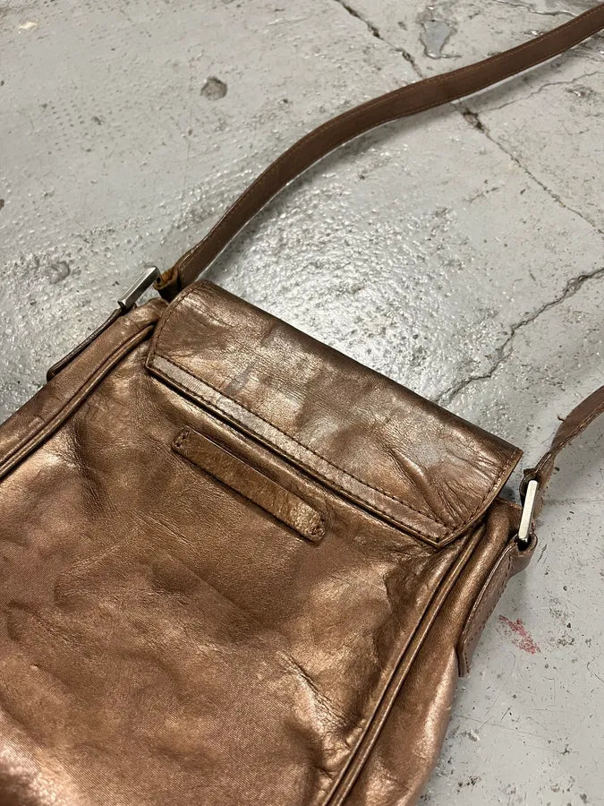 FW1995 Jean Paul Gaultier Dietrich Brown Leather Shoulder Bag YchXoLS 6