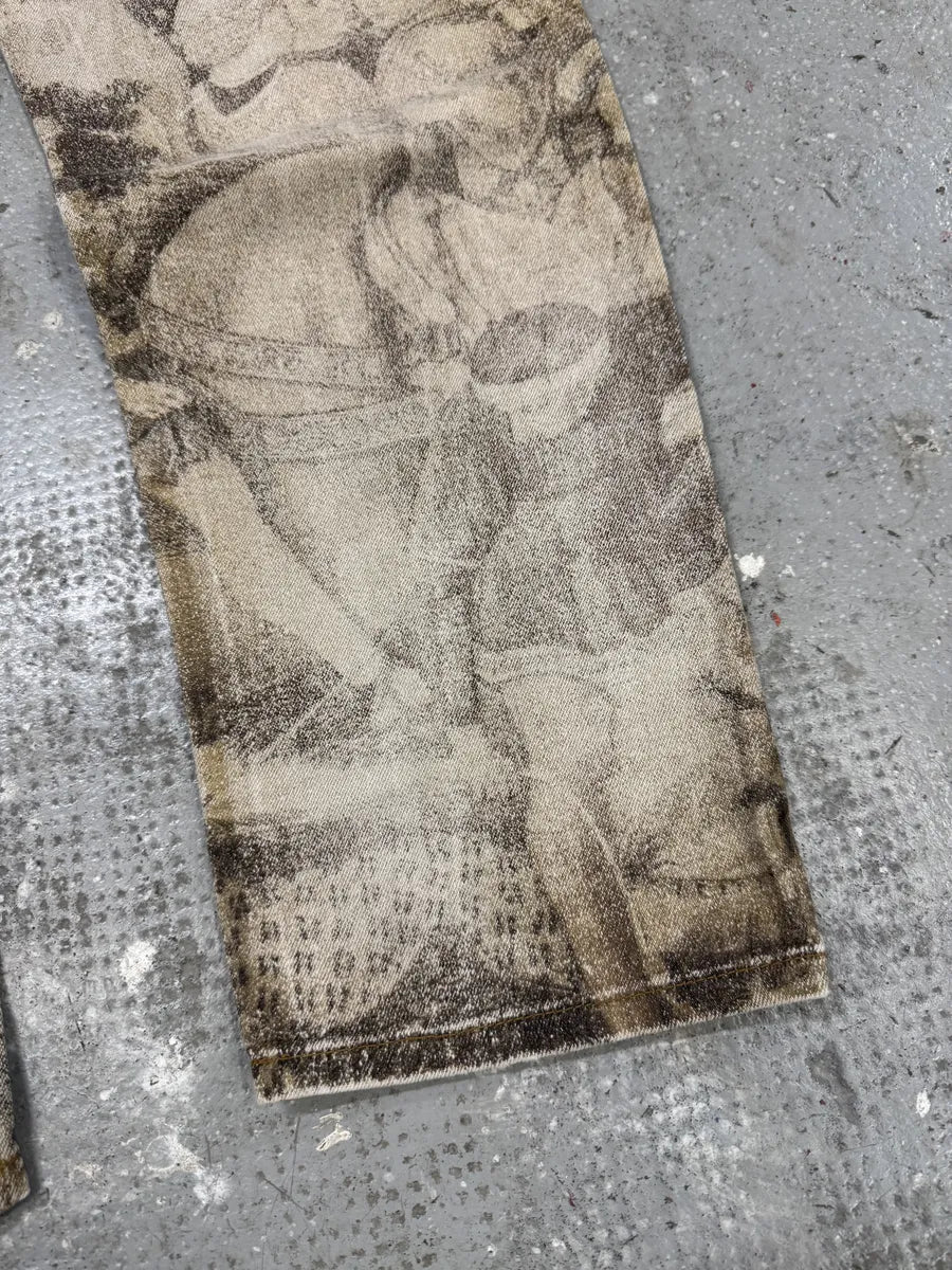 FW1995 Roberto Cavalli Prima Linea Medieval Print Pants (XS/S) nPuniFi 7