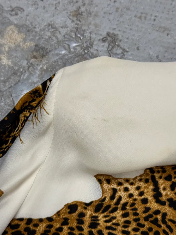 FW1998 Jean Paul Gaultier Leopard White Shirt mzbandu 11