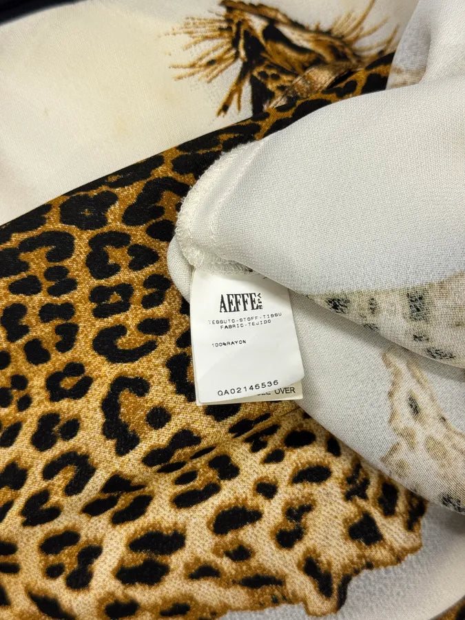FW1998 Jean Paul Gaultier Leopard White Shirt mzbandu 12