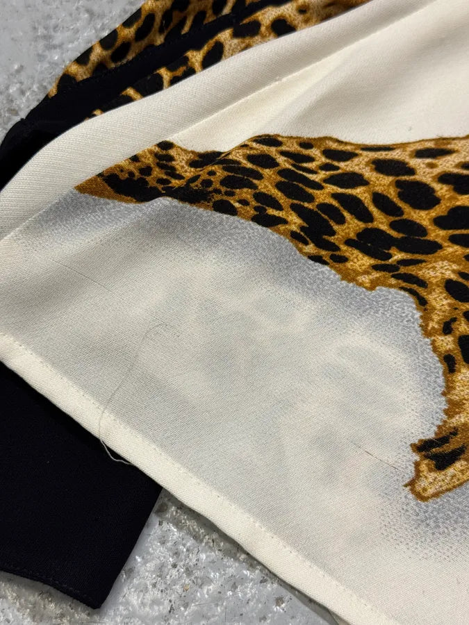 FW1998 Jean Paul Gaultier Leopard White Shirt mzbandu 13