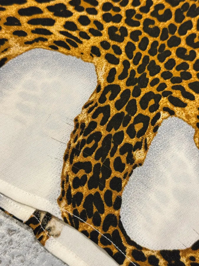 FW1998 Jean Paul Gaultier Leopard White Shirt mzbandu 8