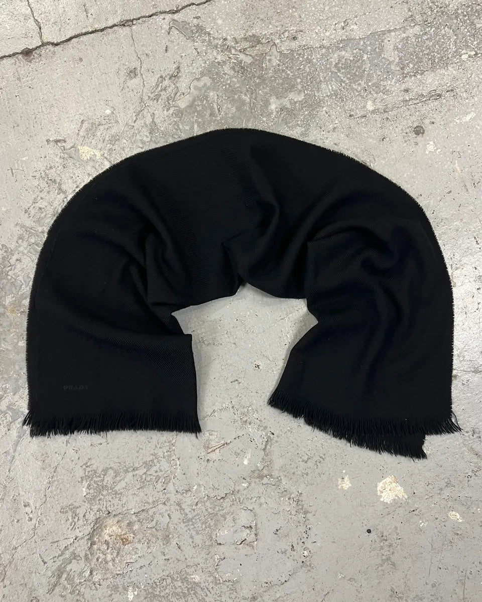 FW1998 Prada Black Scarf (OS) 0