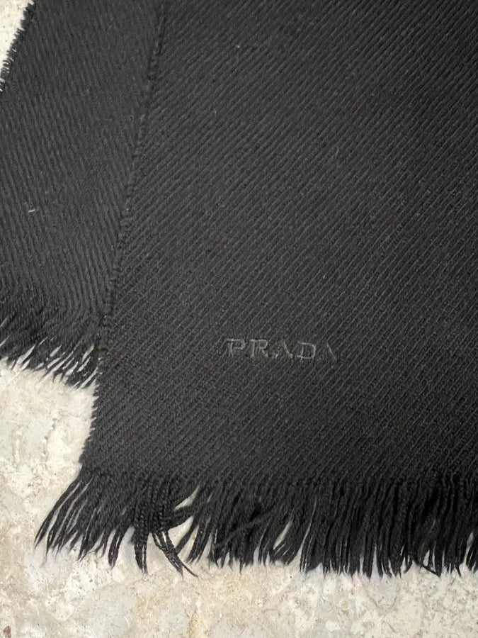 FW1998 Prada Black Scarf (OS) 2
