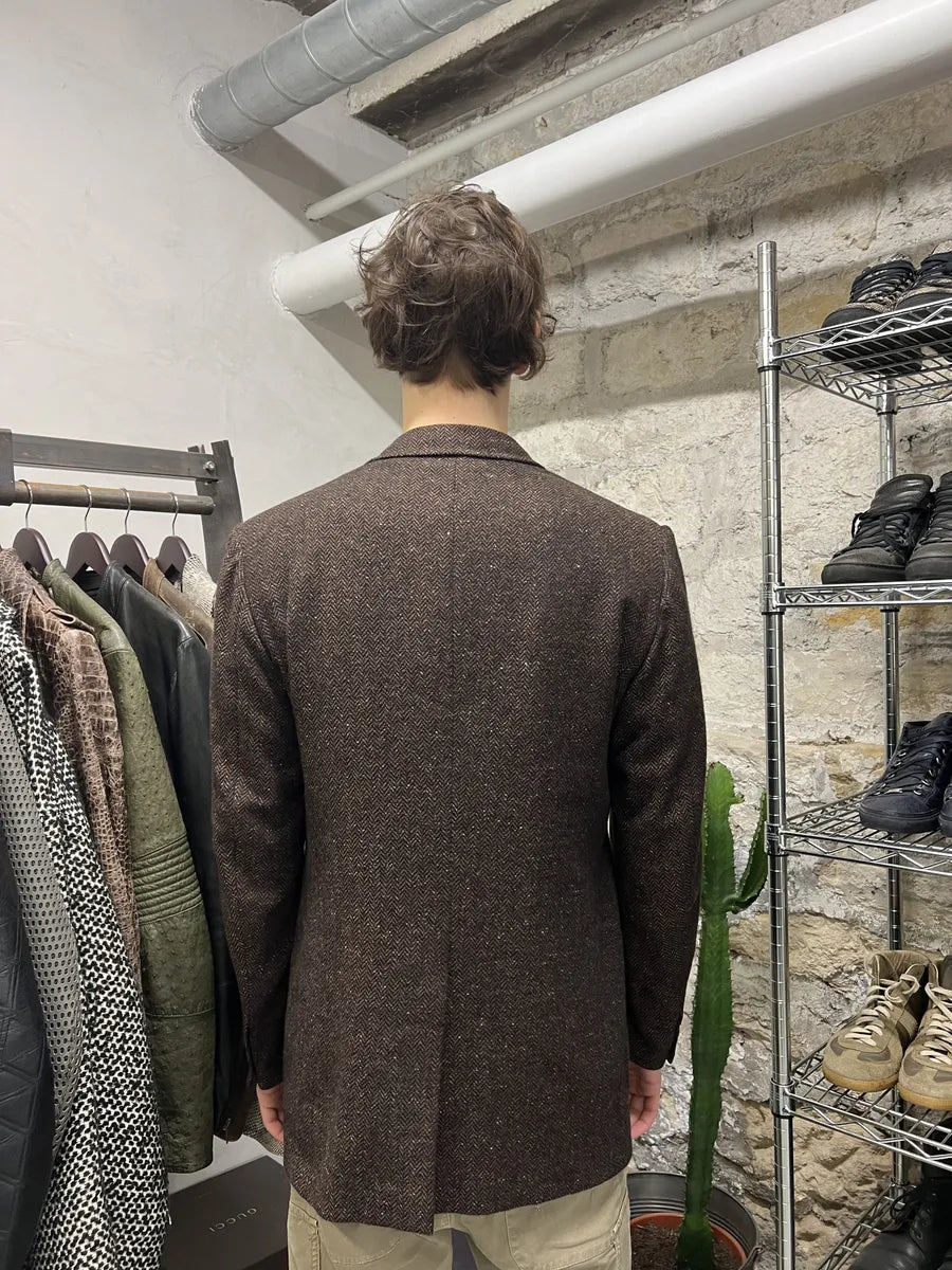FW1998 Prada Cashmere Brown Blazer Jacket (L) 2