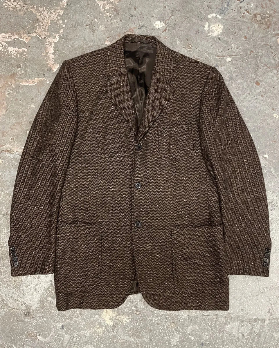 FW1998 Prada Cashmere Brown Blazer Jacket (L) 0