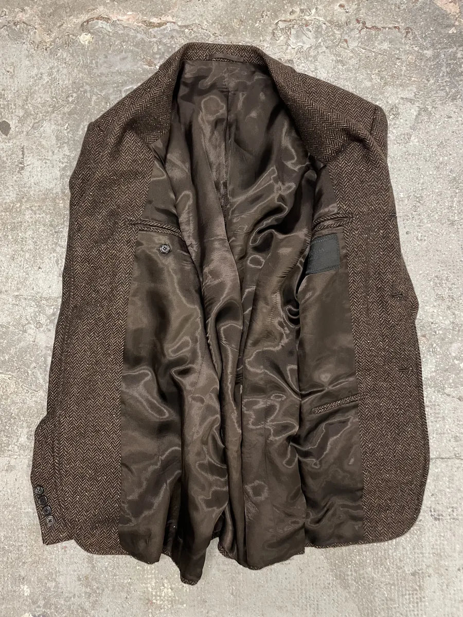FW1998 Prada Cashmere Brown Blazer Jacket (L) 5