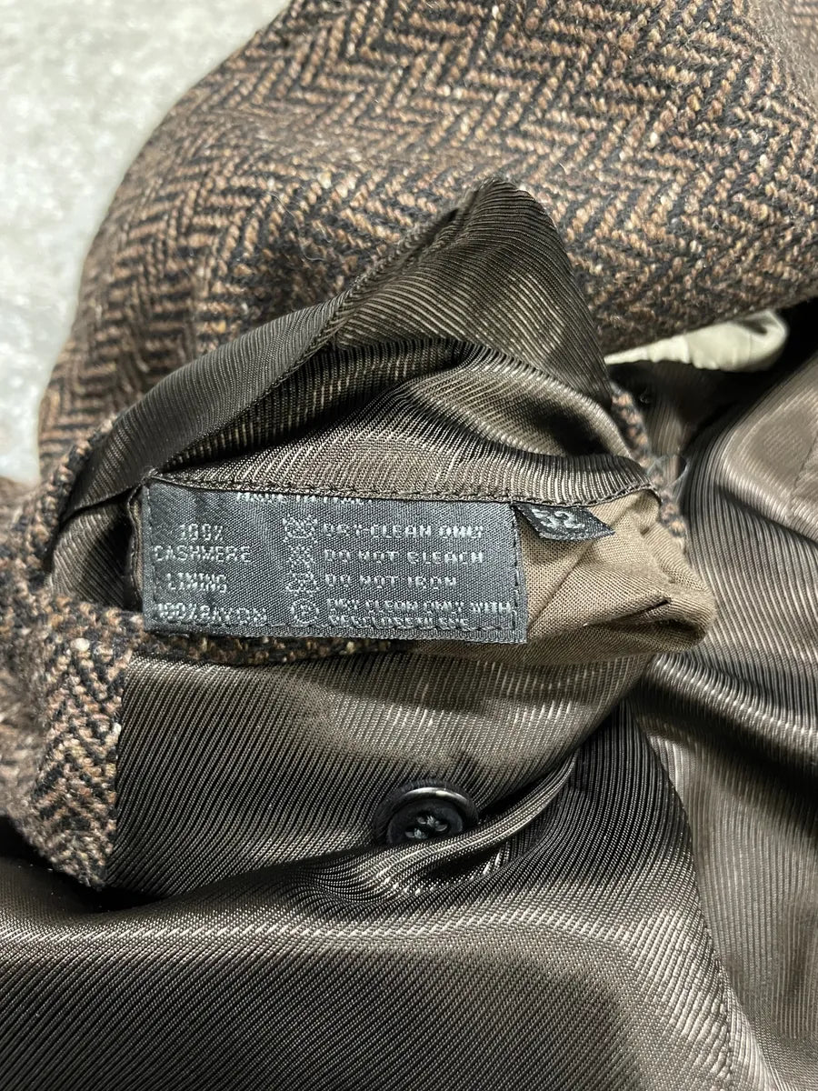 FW1998 Prada Cashmere Brown Blazer Jacket (L) 6