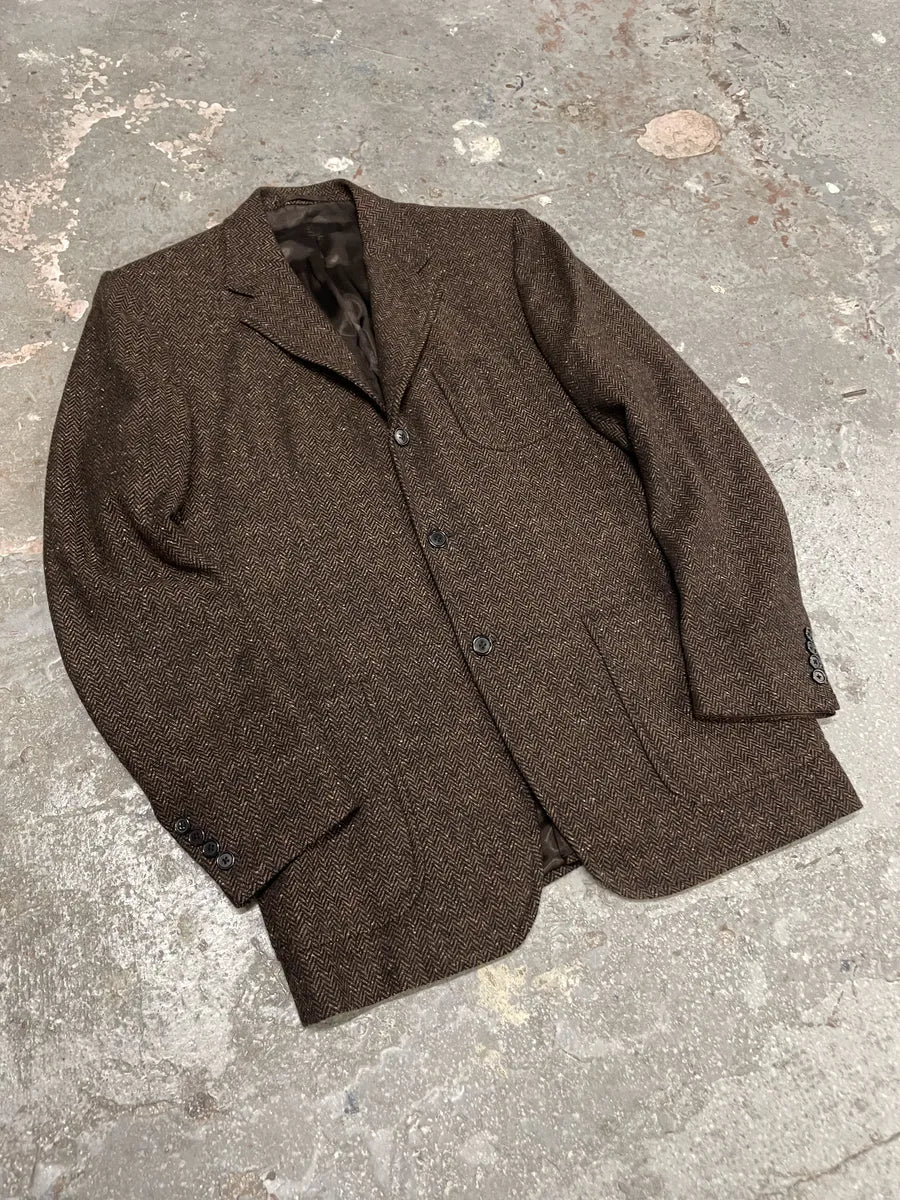 FW1998 Prada Cashmere Brown Blazer Jacket (L) 4