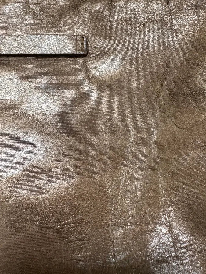 FW1999 Jean Paul Gaultier Marlene Dietrich Golden Brown Leather Bag lswgVsN 4