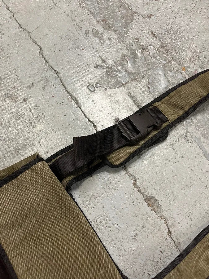 FW1999 Miu Miu Canvas & Suede Brown Leather Shoulder Bag GMbMdPn 3