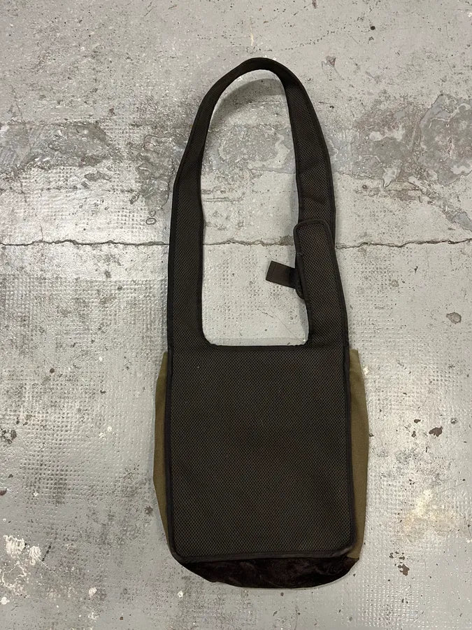 FW1999 Miu Miu Canvas & Suede Brown Leather Shoulder Bag GMbMdPn 5