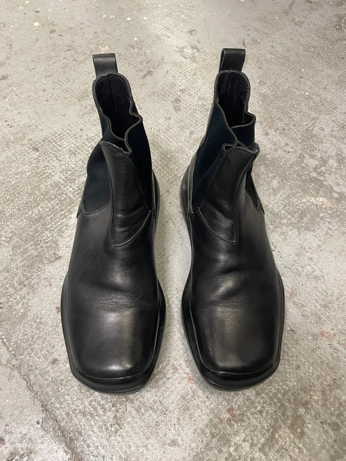 FW1999 Prada Black Leather Boots (43eu/us9.5) 1