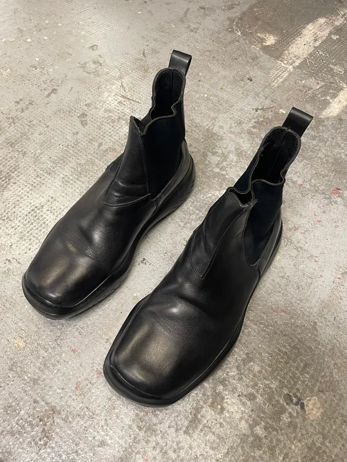 FW1999 Prada Black Leather Boots (43eu/us9.5) 2