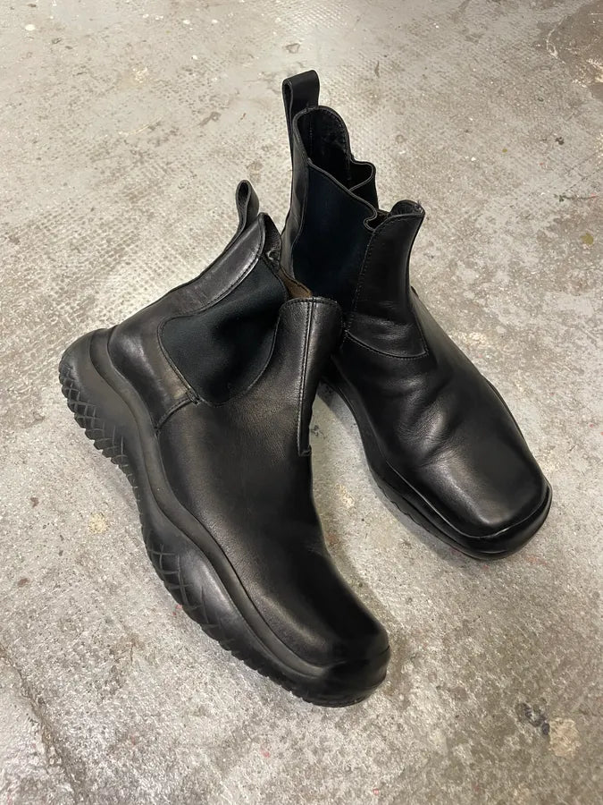 FW1999 Prada Black Leather Boots (43eu/us9.5) 4