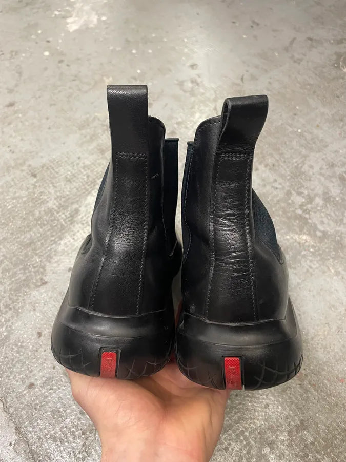 FW1999 Prada Black Leather Boots (43eu/us9.5) 6