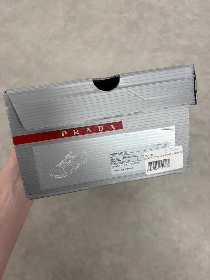 FW1999 Prada Black Vibram Prenium Leather Boots tCkcflH 10