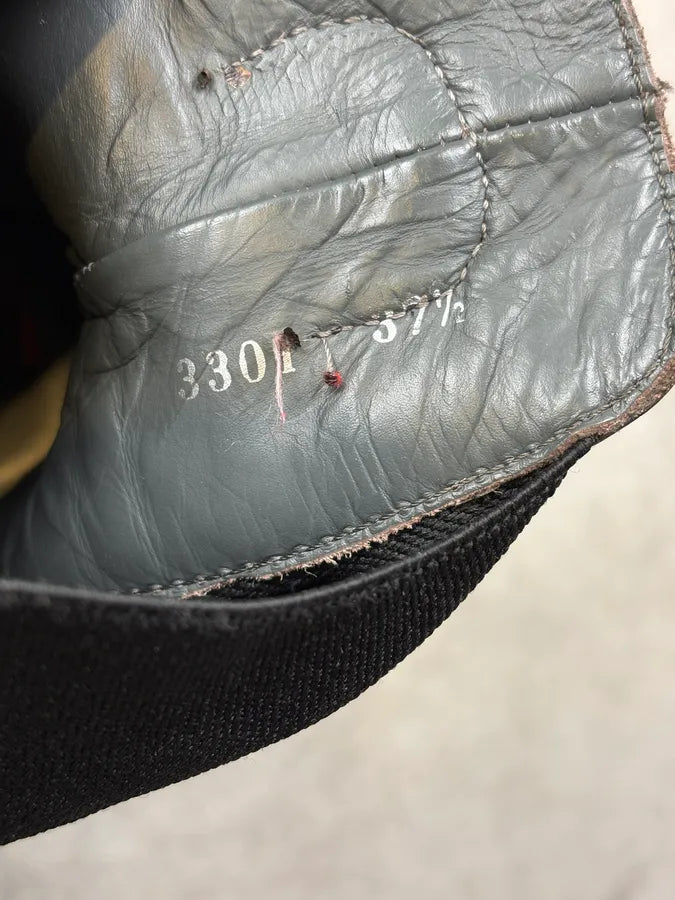 FW1999 Prada Black Vibram Prenium Leather Boots limRwWu 8