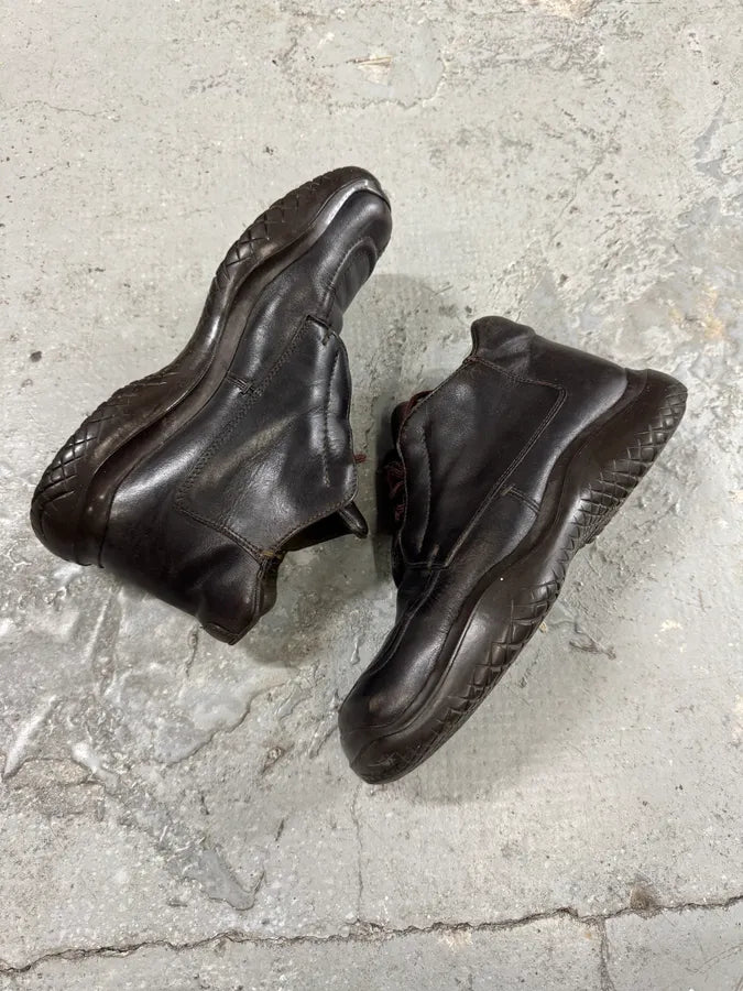 FW1999 Prada Brown Leather Boots (42eu/us8.5) 3