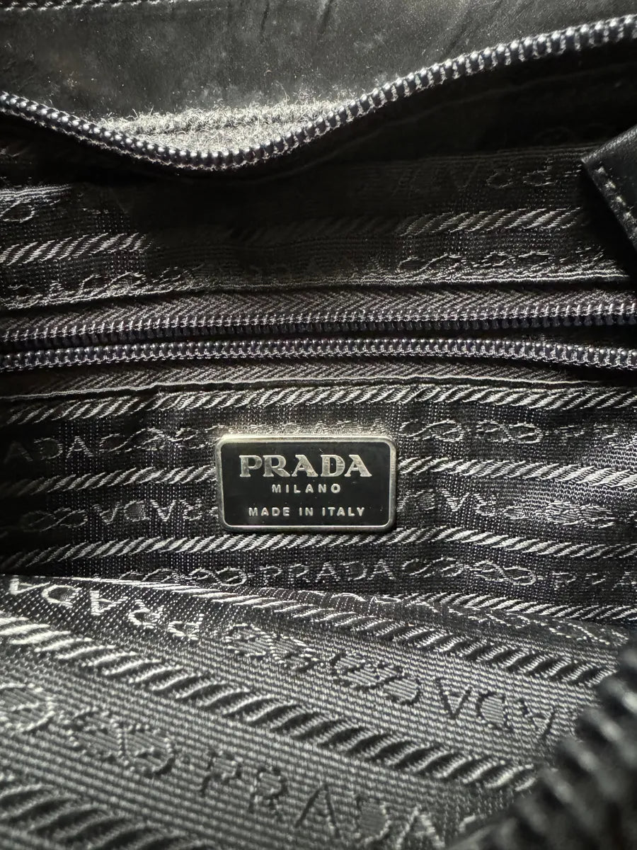 FW1999 Prada Crossbody Archive Grey Bag IsxwwUh 4