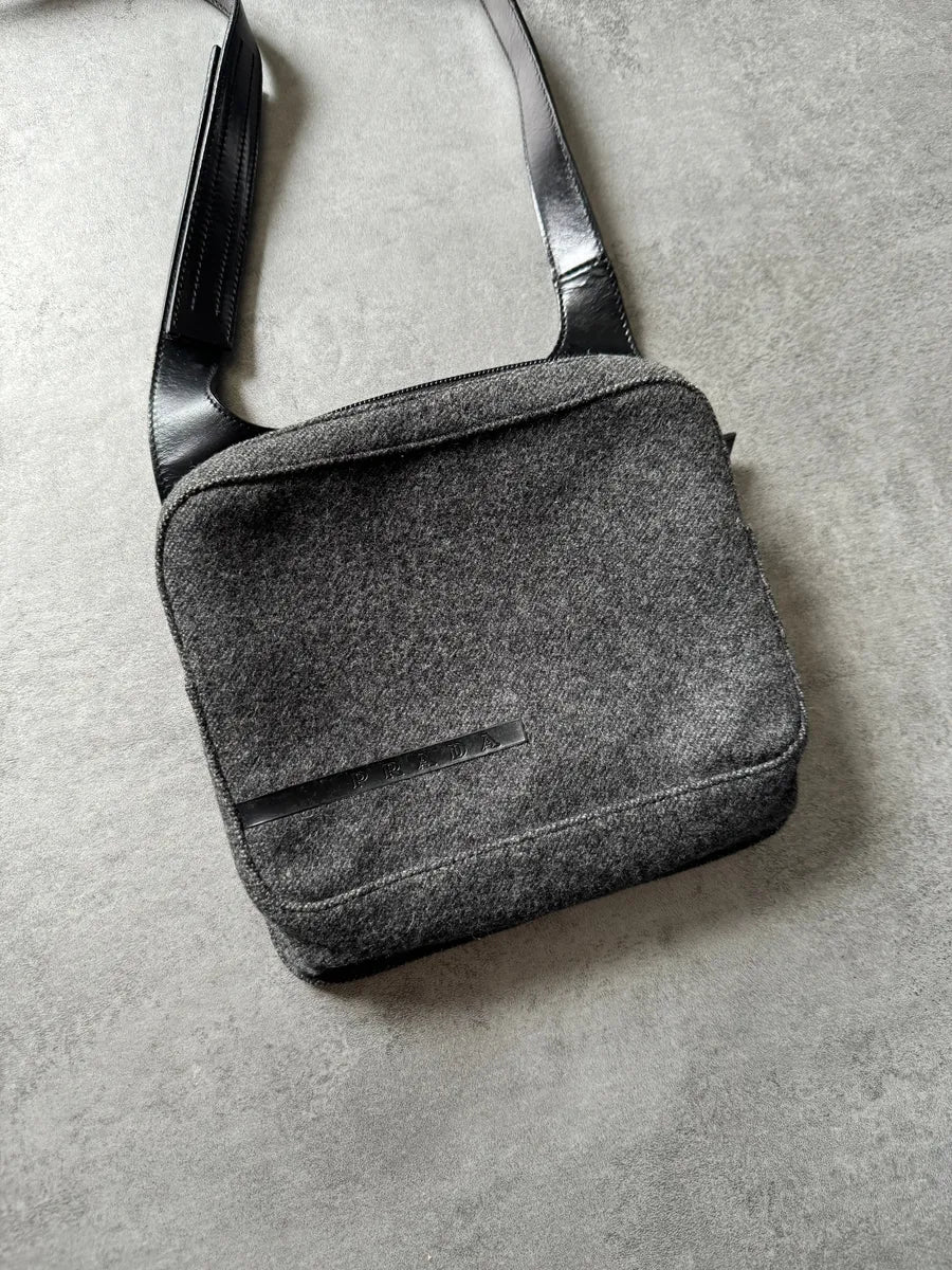 FW1999 Prada Crossbody Archive Grey Bag IsxwwUh 8