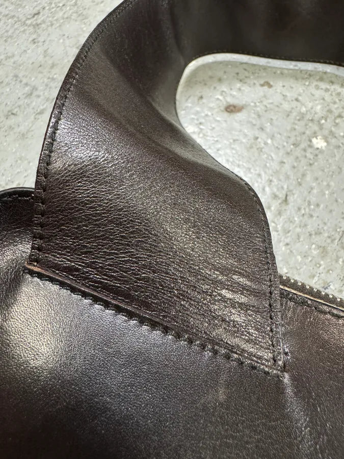 FW1999 Prada Crossbody Beige Linen & Leather Bag BfIfkUC 4