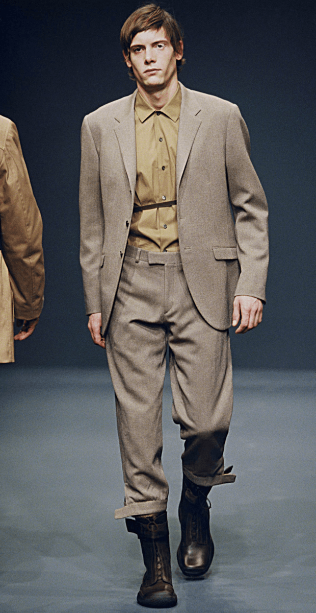 FW1999 Prada Dark Brown Leather Straps Vibram High Boots lJnQlID 1