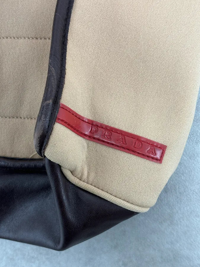 FW1999 Prada Fur Beige Shoulder Bag eJQkZMJ 8