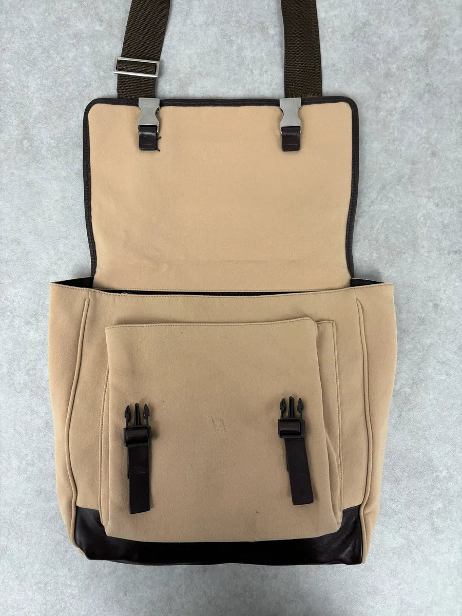 FW1999 Prada Fur Beige Shoulder Bag eJQkZMJ 5