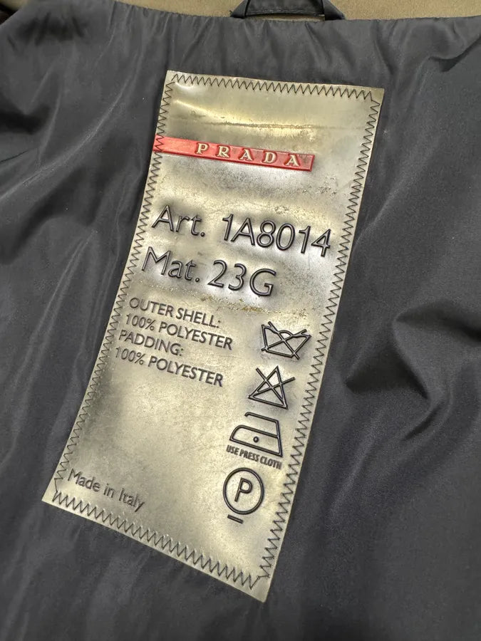 FW1999 Prada Gore-Tex Belted Kaki Jacket (XL) 10