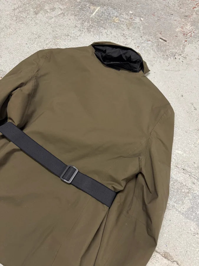 FW1999 Prada Tactical Gore-Tex Belted Khaki Green Jacket uWMjfgo 5
