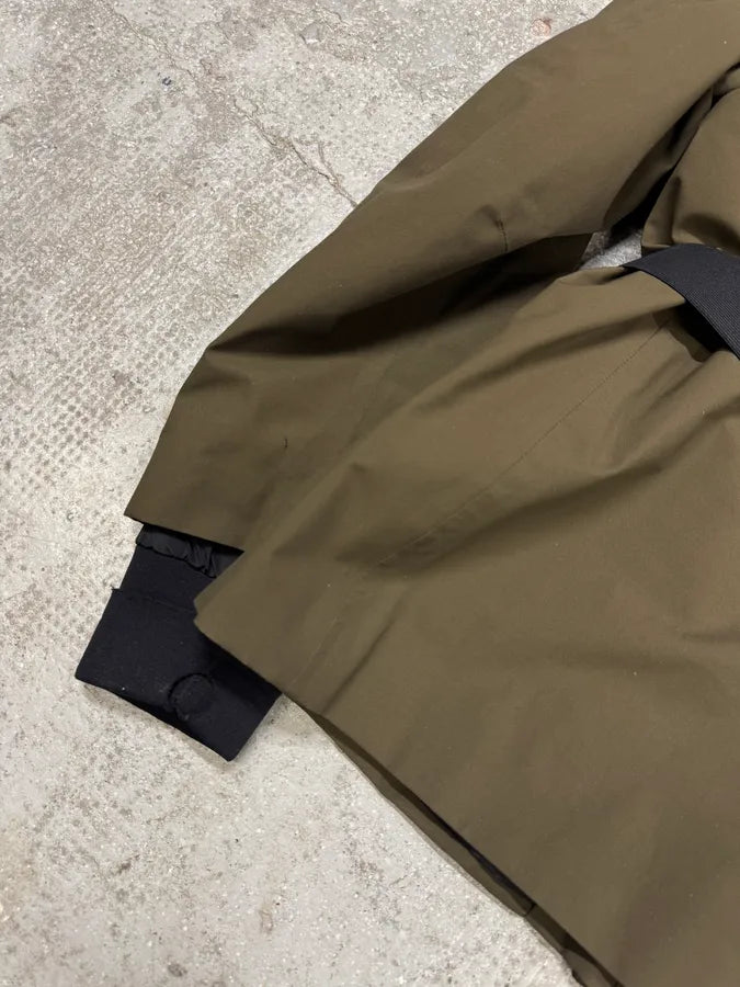 FW1999 Prada Tactical Gore-Tex Belted Khaki Green Jacket uWMjfgo 8
