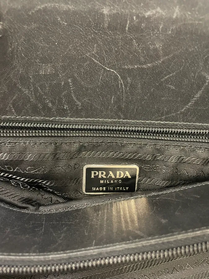 FW1999 Prada Grey Bag (OS) XWMaxwK 7