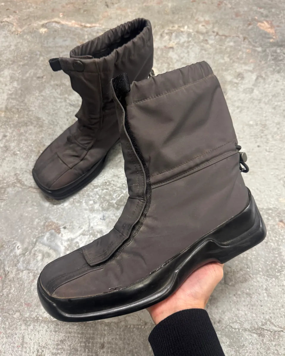 FW1999 Prada Hybrid Nylon Boots caHMXpC 0
