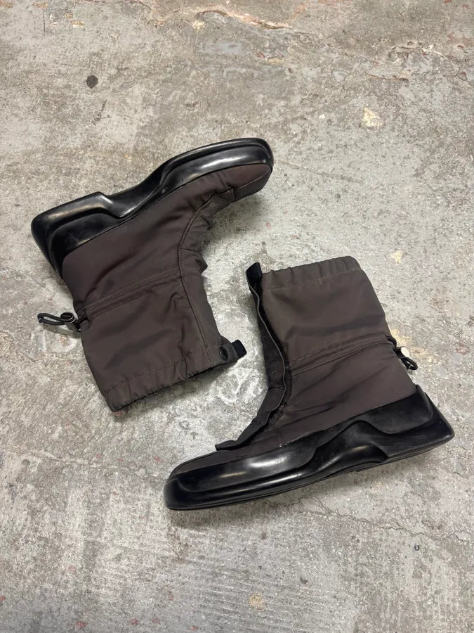FW1999 Prada Hybrid Nylon Boots (42eu/us8.5) 2