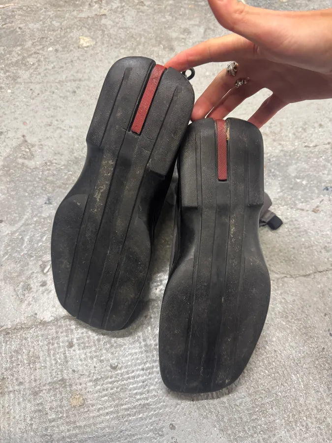 FW1999 Prada Hybrid Nylon Boots caHMXpC 6