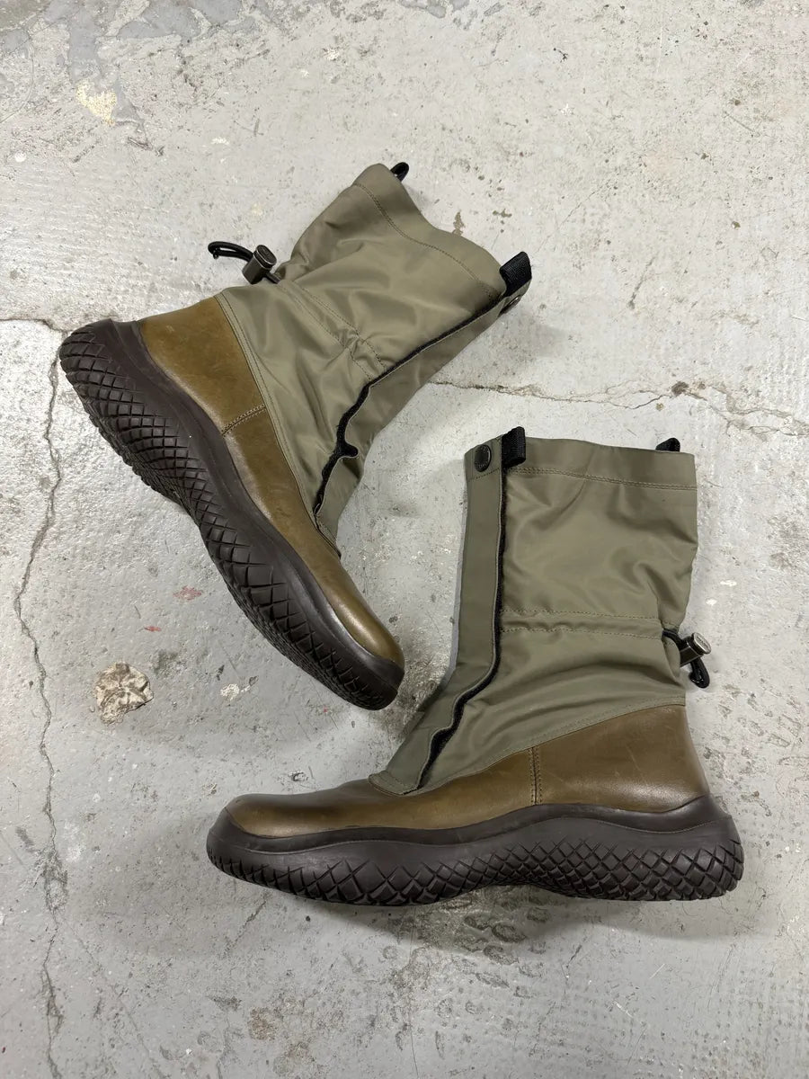 FW1999 Prada Kaki Military Olive Boots (39eu/us6.5) 10